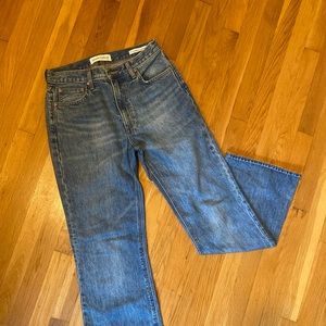 Denim Forum The Marianne Mid Loose Flare Jean